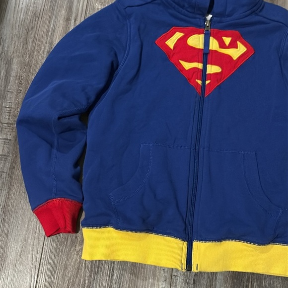 Hanna Andersson Justice League Superman Hoodie Size 10 - Picture 8 of 10